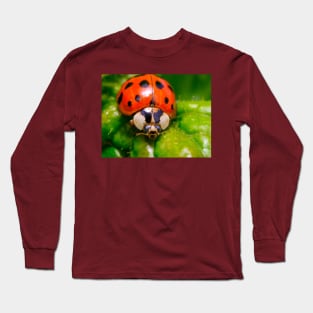 lil' Ladybug Macro Photograph Long Sleeve T-Shirt